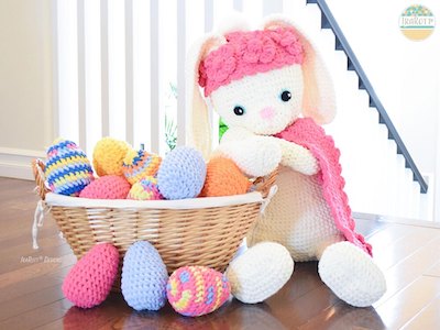 Sunny, The Big Easter Bunny Crochet Pattern by Ira Rott Patterns