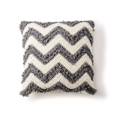 Chevron Stitch tutorial from Red Heart Team