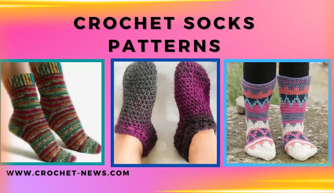37 Crochet Socks Patterns