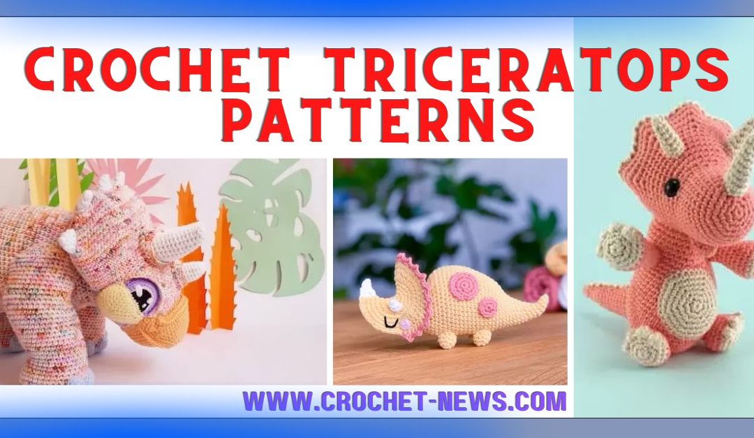 15 Crochet Triceratops Patterns