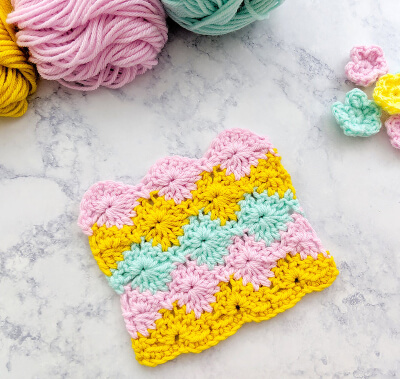 Harlequin Stitch tutorial from Just Be Crafty