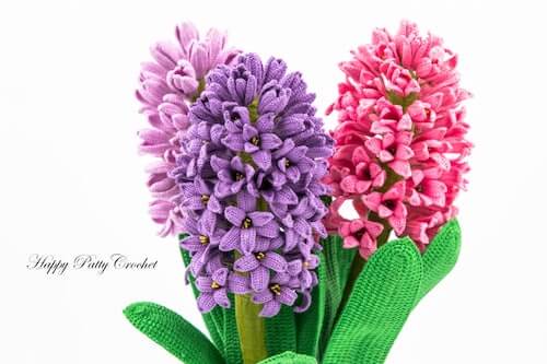 Crochet Hyacinth Pattern by Happy Patty Crochet