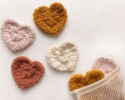 Crochet Lollie Face Cloth Pattern by Christina Ann Studios