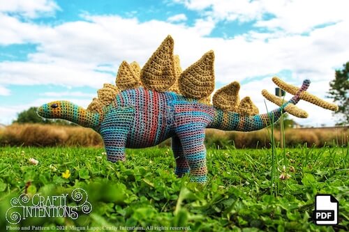 10 Crochet Stegosaurus Patterns