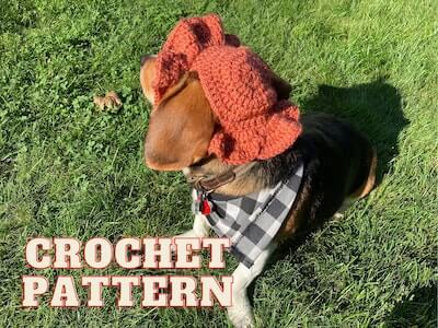 Crochet Sun Hat For Dogs by Moon Deer Co