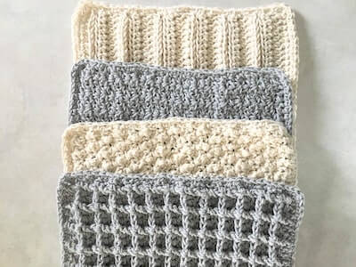 Crochet Washcloths Pattern by Stitchberry Patterns