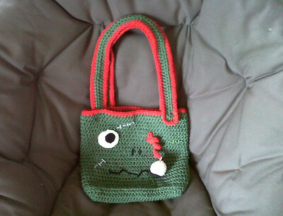 Crochet Zombie Bag Pattern by The Crochet Zombie