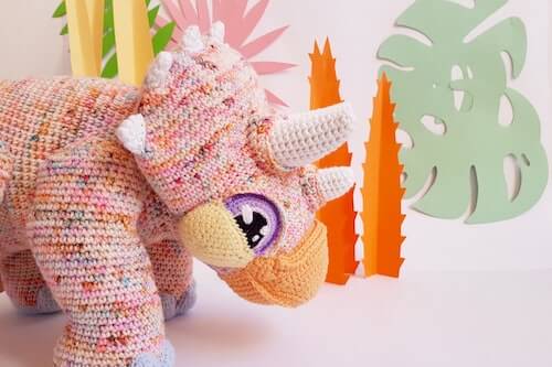 Gravity, The Triceratops Amigurumi Pattern by Projectarian