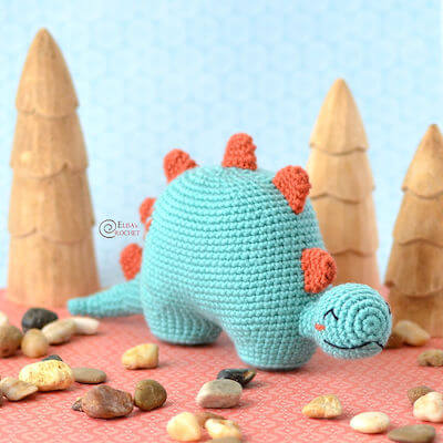 Kevin, The Stegosaurus Crochet Pattern by Elisa's Crochet