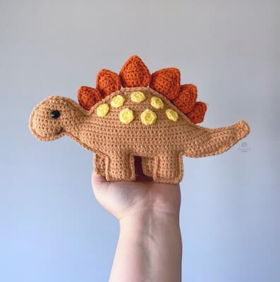 Stegosaurus Free Crochet Pattern by Spin A Yarn Crochet