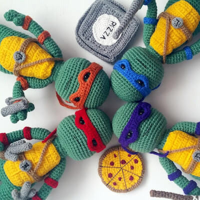 Teenage Mutant Ninja Turtle Pattern by Amidorable Crochet