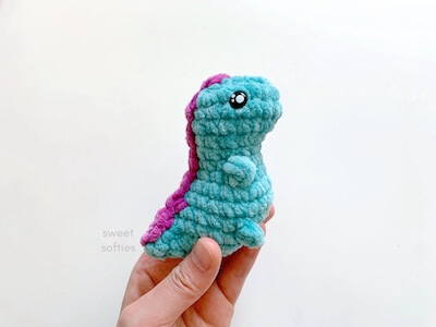 Tiny-Rex Amigurumi Pattern by Sweet Softies