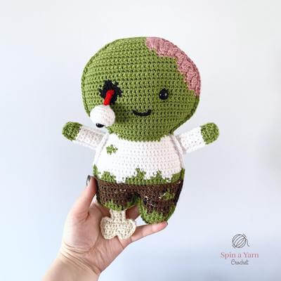 Zombie Free Crochet Pattern by Spin A Yarn Crochet