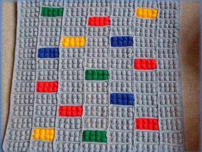 All-In-One Lego Blanket Crochet Pattern by Sarah Irving