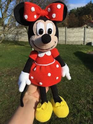 Crochet Amigurumi Minnie Mouse by Michala Crochet