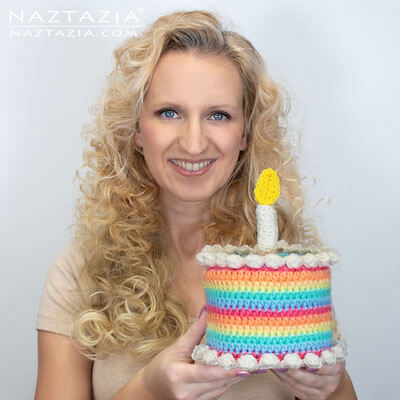 Birthday Cake Crochet Pattern by Naztazia