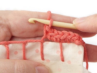 Crochet Blanket Stitch Edging by Gathered