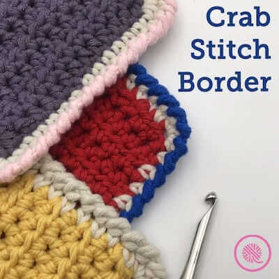 Crochet Crab Stitch Border by Joy Of Good Knit Kisses
