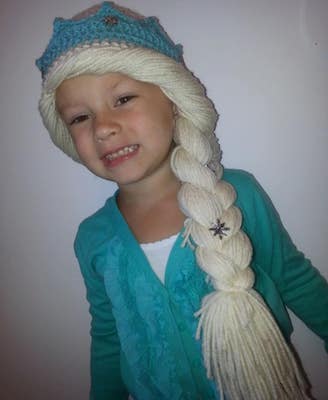 Crochet Elsa Hat Pattern by Baby Stitches By KA