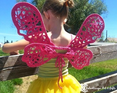 Crochet Enchanted Ivy Wings Pattern by Cre8tion Crochet