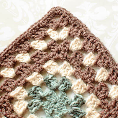 Crochet Granny Edging Pattern by Petals To Picots