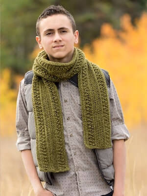 Crochet Wanderlust Scarf Pattern by Kirsten Holloway Design