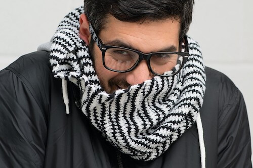 Free Mens Scarf Crochet Pattern by Gathered