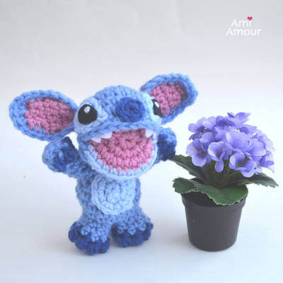 Lilo And Stitch Amigurumi Free Crochet Pattern by Ami Amour