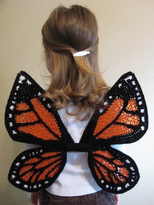 Little Monarch Butterfly Wings Crochet Pattern by Hobby Landing