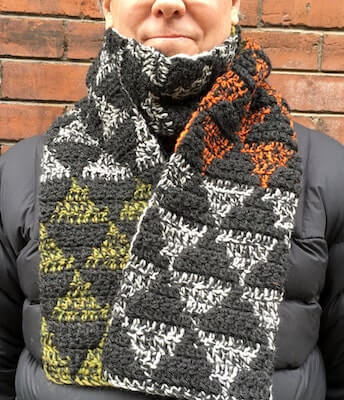 Mens Crochet Scarf Pattern by Knot Yourself Out