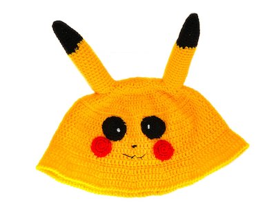 Pikachu Bucket Hat Crochet Pattern by Summer Bug