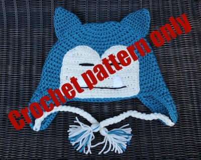 Snorlax Crochet Hat Pattern by Crochetri
