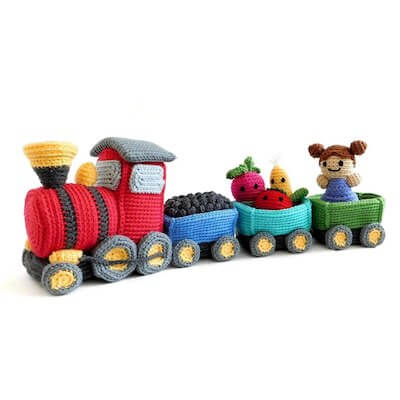 The Toy Box Express Crochet Pattern by Alyssa V