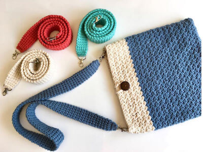 How To Crochet A Tubular Rope Purse Handle, Strap 