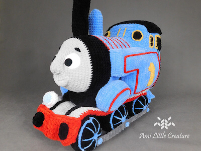 Thomas The Train Tank Engine Crochet Pattern by Ami Little Creature