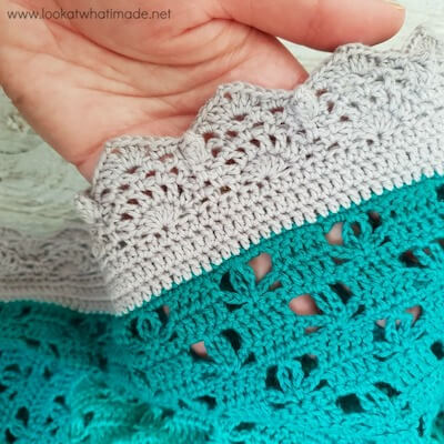 Whipsiderry Border Crochet Pattern by Look At What I Made