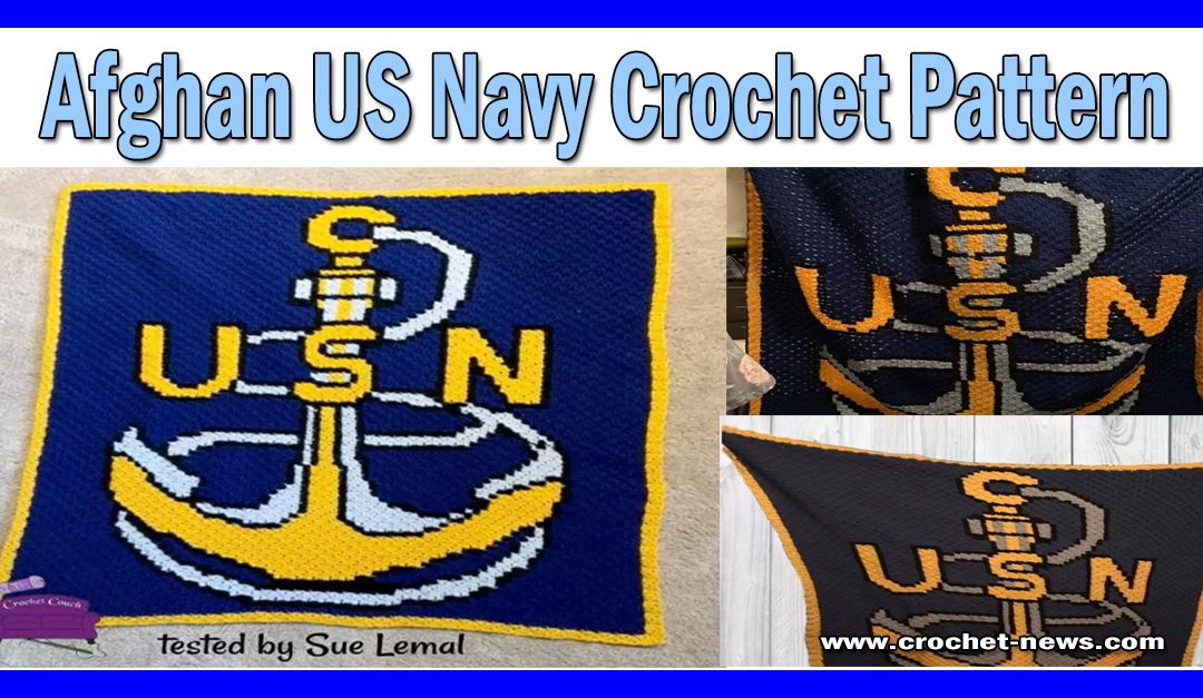 Afghan US Navy Crochet Pattern
