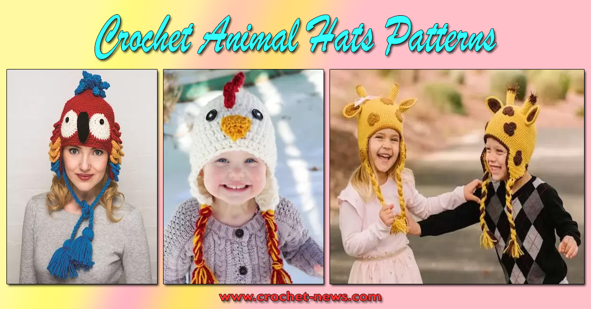 Crochet Animal Hats Patterns1