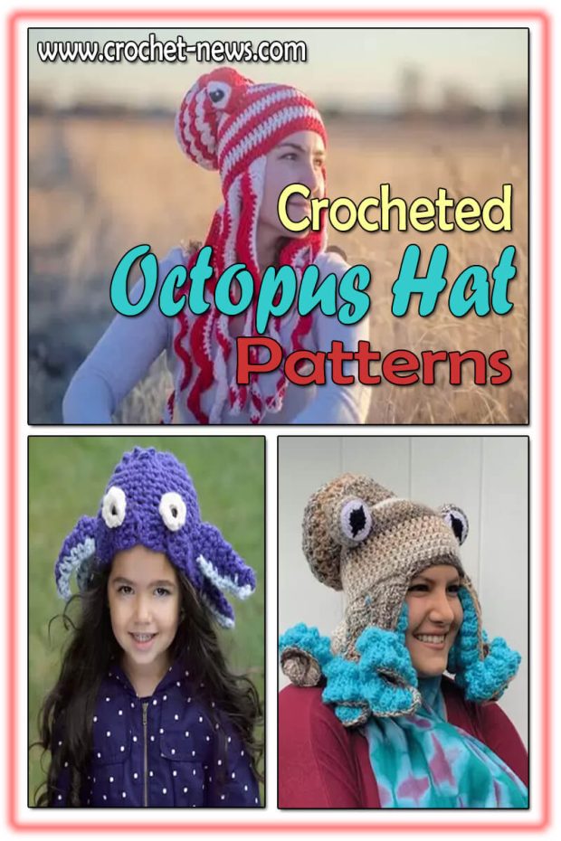 Crocheted Octopus Hat Patterns 1