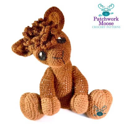 Alfie, The Alpaca Amigurumi Pattern by Patchwork Moose