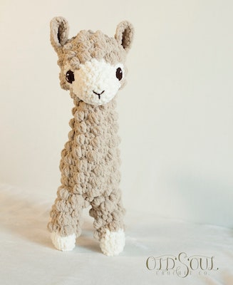 Amigurumi Alpaca Crochet Pattern by Old Soul Crochet Co Shop