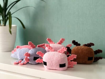 Axolotl Crochet Pattern by Crochet Toys Workshop