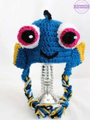 Baby Dory Inspired Crochet Hat Pattern by Sewrella