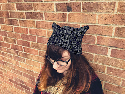 Black Cat Hat Crochet Pattern by Love, Aly
