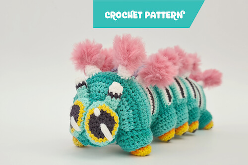 Calliope, The Caterpillar Crochet Pattern by Projectarian