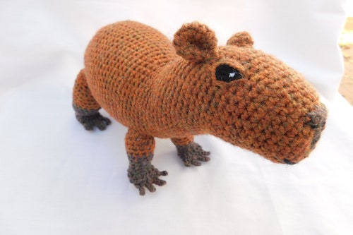 Capi, The Capybara Crochet Pattern by Jor Magia