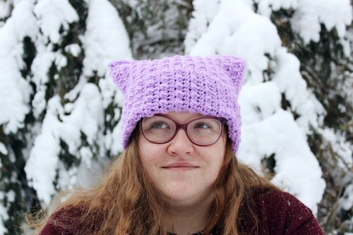 Cat Ear Beanie Crochet Pattern by Crochet With Kim