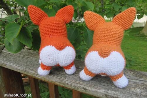 Corgi Amigurumi Pattern by Miles Of Crochet