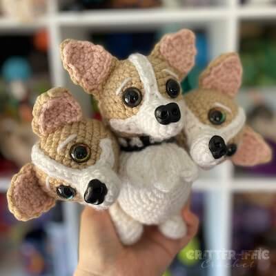 Crowley, The Corgi Crochet Pattern by Critteriffic Crochet