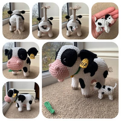 Cow With Calf Crochet Pattern by Lau Loves Crochet